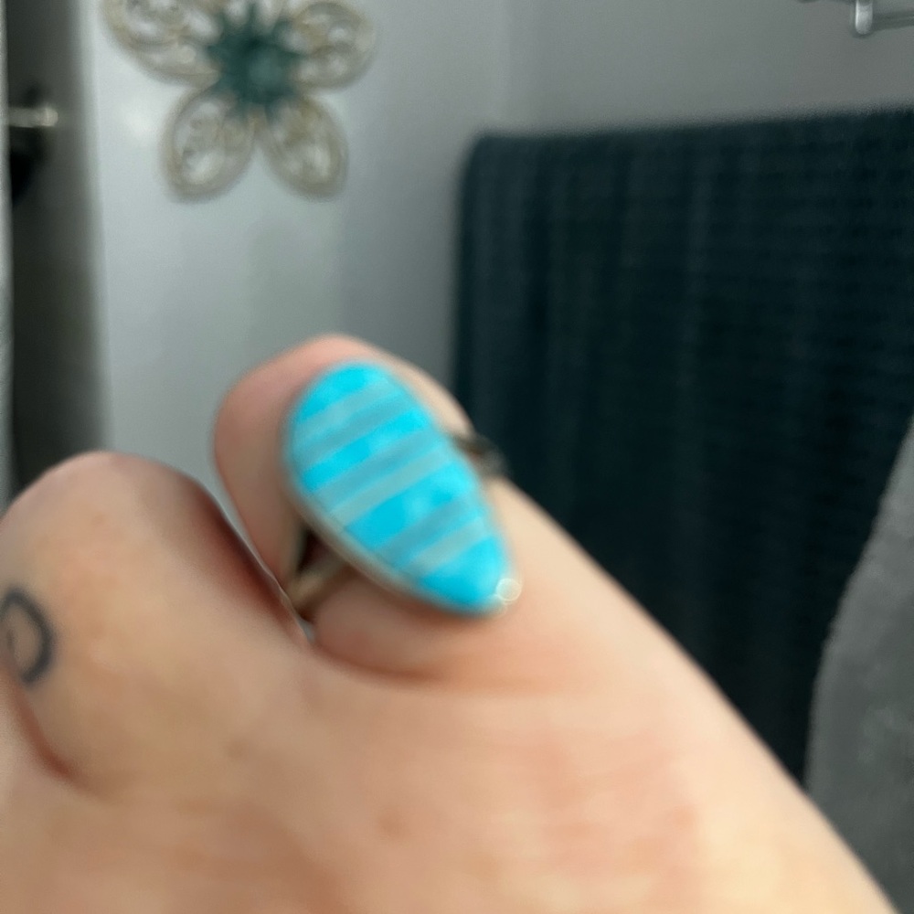 Turquoise Jewelry; Tiffany’s stirling silver eternity necklace pendant; etc - Picture 4 of 16